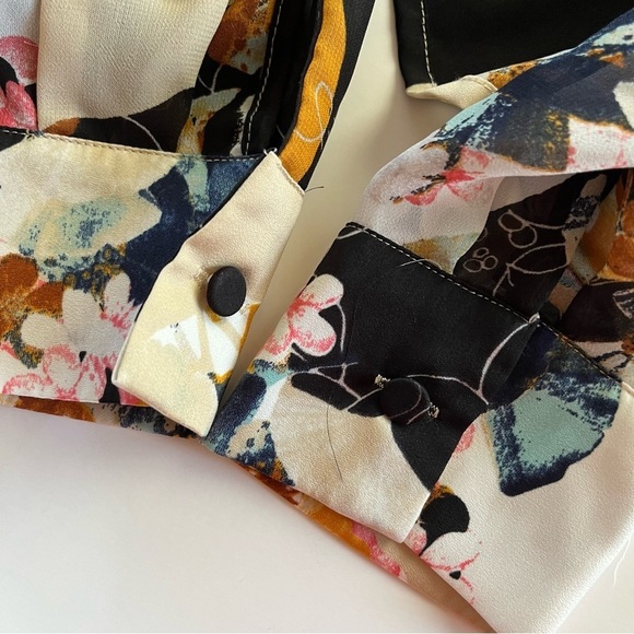 3.1 Phillip Lim for Target Floral Patchwork Button-Up Blouse size XS - Picture 7 of 7
